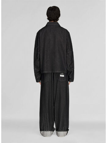 GIUBBOTTO DENIM, BLACK, small