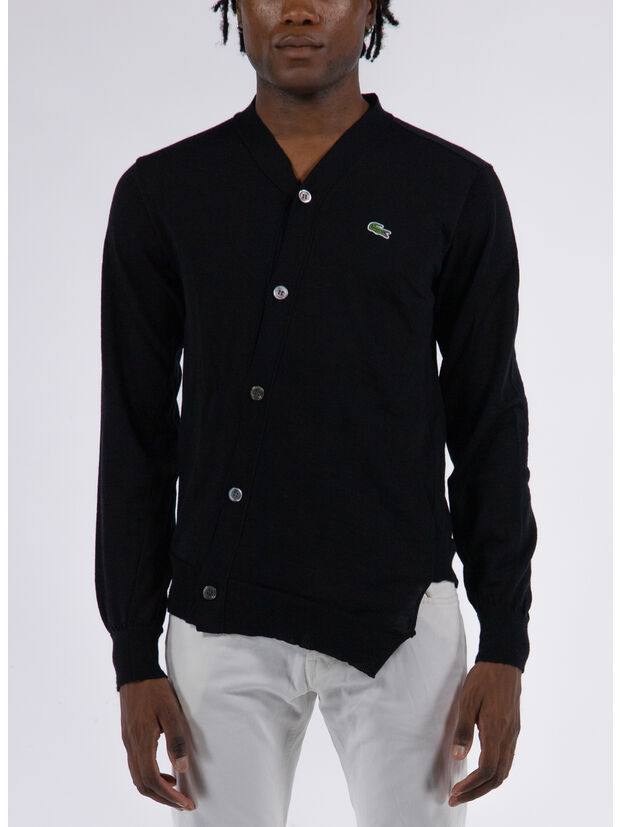 CARDIGAN KNIT, BLACK, large