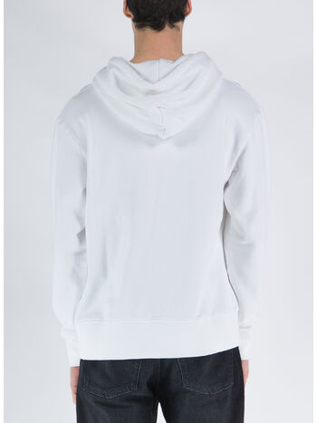 FELPA CON MOTIVO BAD APPLE, 001 WHITE, small