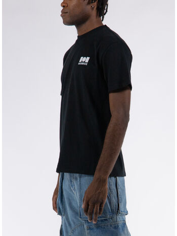 T-SHIRT LOGO, 001 BLACK, small