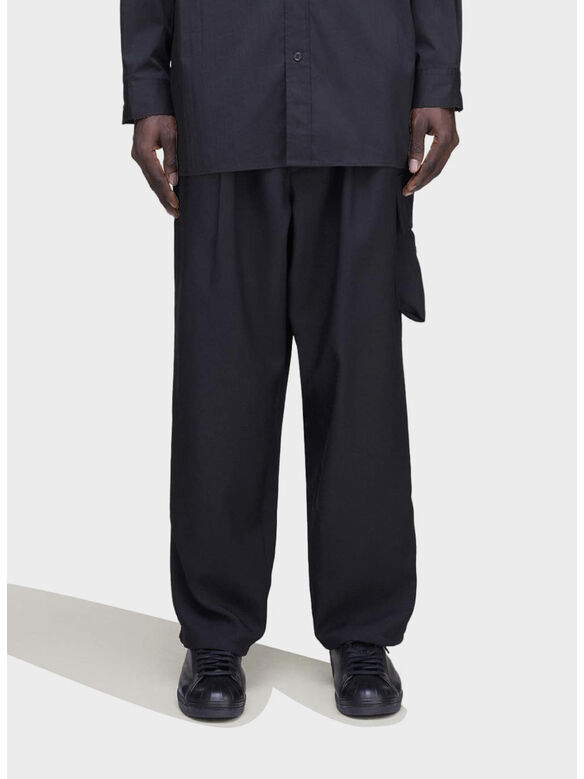 PANTALONE SPORT UNIFORM CARGO, BLACK, medium