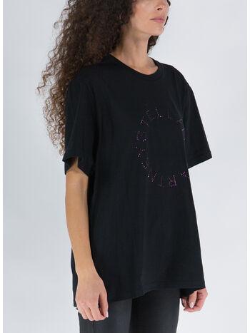 T-SHIRT HOTFIX RHINESTONE LOGO, , small