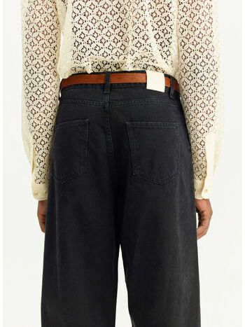 JEANS WIDE CUT, BLACK WASH, small
