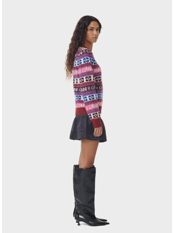MAGLIONE LOGO MIX, 999 MULTICOLOR, small