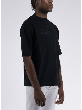 T-SHIRT OVERSIZED LANVIN PARIS, 10 BLACK, small