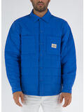 CAMICIA QUILTED TED FATIQUE, BLUE BLUE, thumb