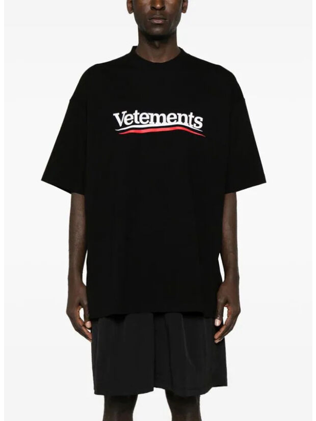 T-SHIRT CAMPAIGN LOGO, BLACK, large