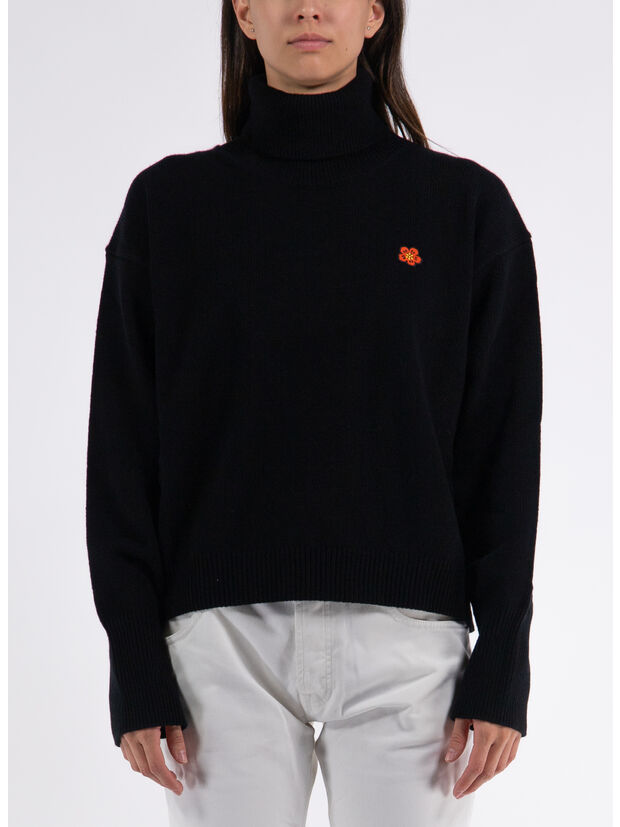 PULLOVER BOXY TURTLE, 99J BLACK, large