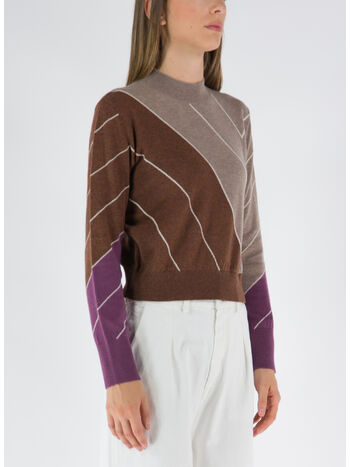 PULLOVER STELLA BY STELLA CHALK STRIPES, 8491 MULTICOLOR, small