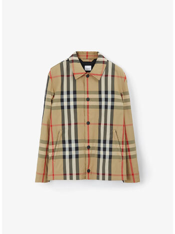 GIUBBOTTO CAMICIA SUSSEX CHK, A7028 ARCHIVE BEIGE IP CHK, small