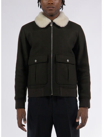 GIACCA BLOUSON NEW BEN, KAF  DARK GREEN, small