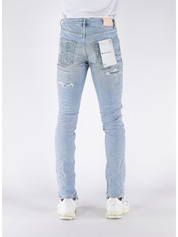 JEANS REGULAR, LQDP LIGHT WOMR LIGHT INDIGO  WITH QUILTED DESTROY, small