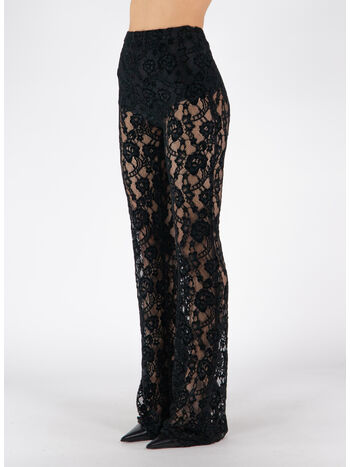 PANTALONE THE AREA LACE, BLACK, small