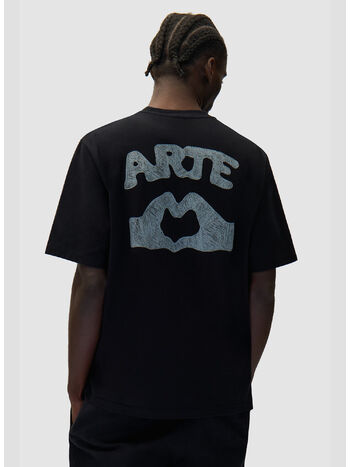 T-SHIRT DIELS SCRIBBLE, 1 BLACK, small