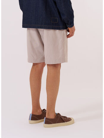 SHORT KENNEDY STRIPE PLEATED TRACK, BROWN, small