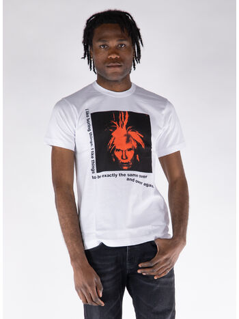 T-SHIRT ANDY WARHOL, WHITE, small