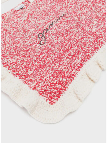 BORSA COTTON CROCHET FRILL, 135 EGRET, small