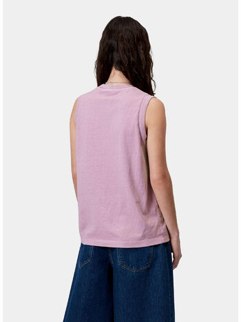CANOTTA NELSON A-SHIRT, 3IBGD Gentle Purple, garment dyed, small