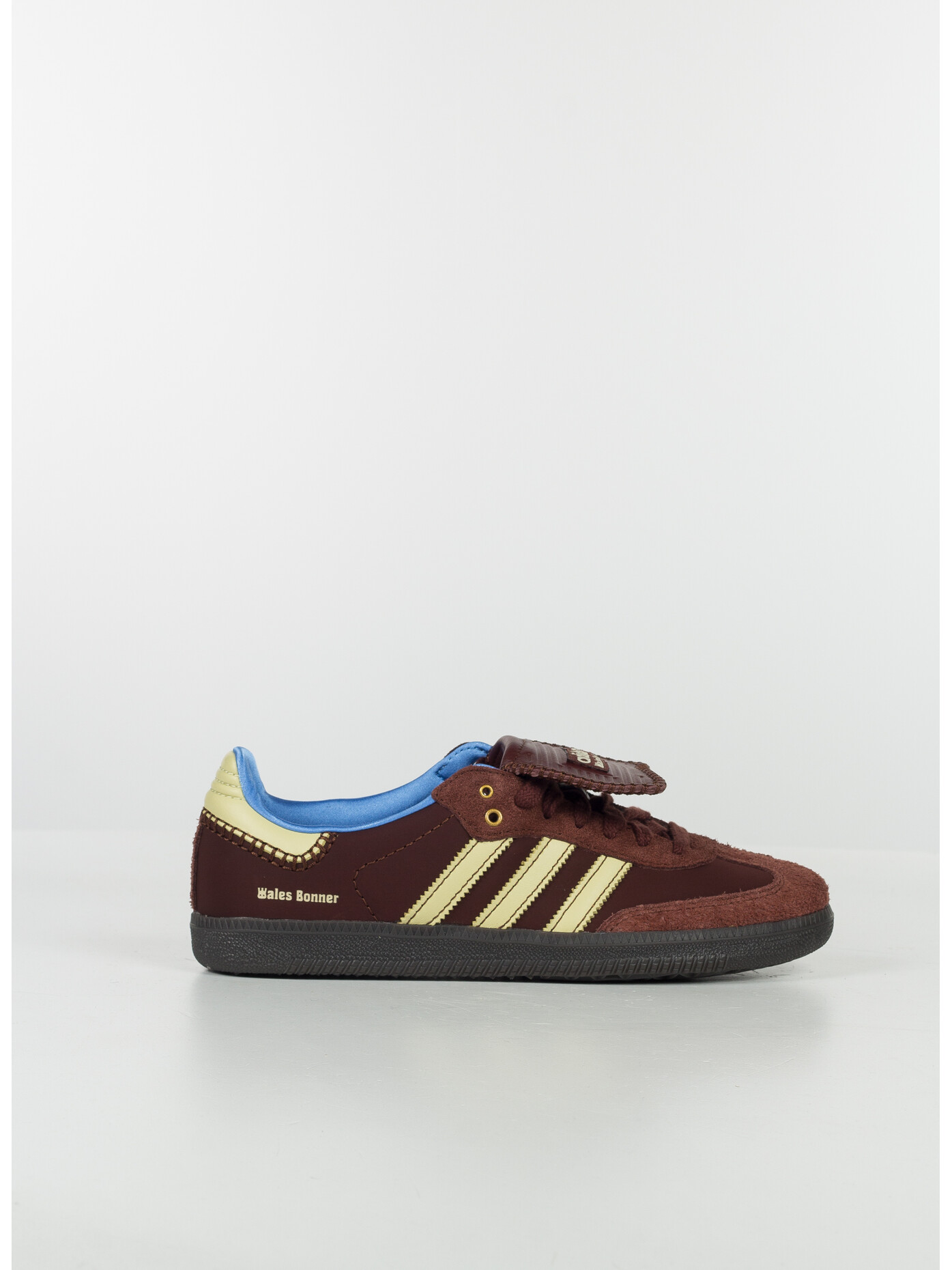adidas gazelle silver green womens Adidas x Wales Bonner Nylon Samba Shoes  Extra Butter