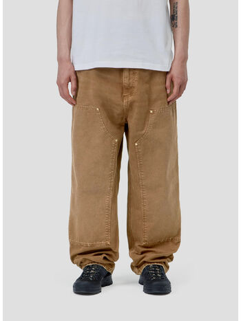 PANTALONE DOUBLE KNEE, HZ17 Hamilton Brown, destroy wash, small