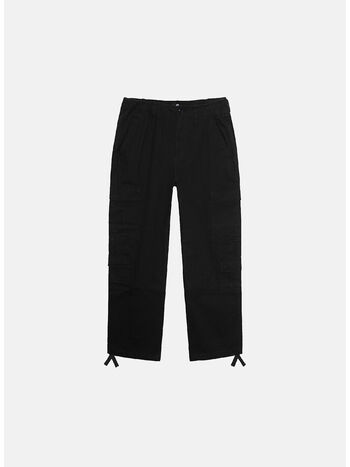 PANTALONE RIPSTOP SURPLUS CARGO UNISEX, BLACK, small