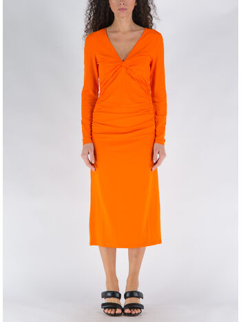 ABITO MIDI LIGHT STRETCH JERSEY, 860 VIBRANT ORANGE, small