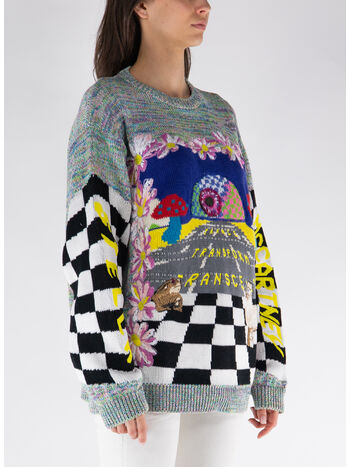 MAGLIONE DAY TRIP JACQUARD JUMPER, 8490 MULTICOLOR, small