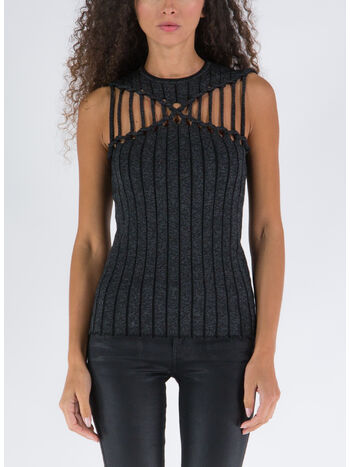 MAGLIA X BRAID REFLECTIVE, BLACK, small