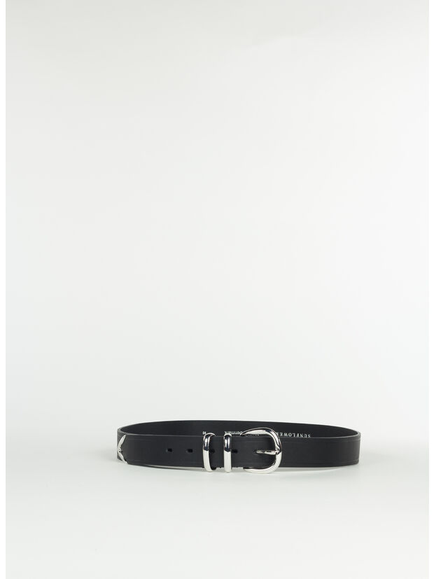 CINTURA IN PELLE, 999 BLACK, large