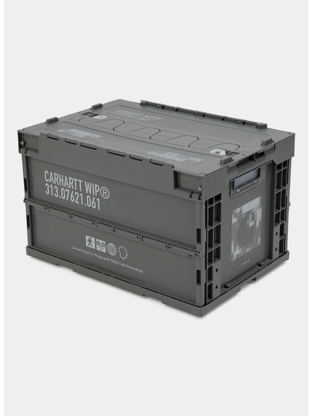 CONTAINER PIEGHEVOLE TOUR, 1X3XX SMOKE GREEN, large
