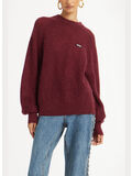 MAGLIONE GIROCOLLO LEGGERO IN MAGLIA, 2734 ZINFANDEL, thumb