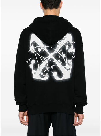 FELPA HOODIE FLOWER ARROW SKATE, , small
