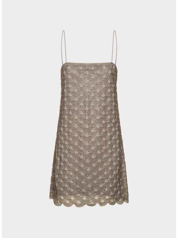 ABITO SCALLOP SEQUIN MINI, 1256 Gull Gray, medium