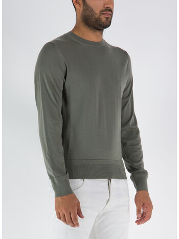 MAGLIONE GIROCOLLO, V03 MD GRN SLD, small