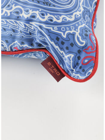 CUSCINO CON FANTASIA PAISLEY, 200 BLU, small