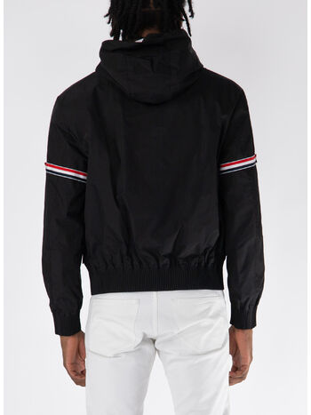 GIUBBOTTO ARMBAND HOODED, 001 BLACK, small