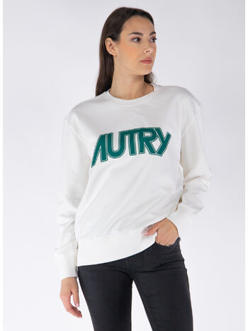 FELPA  GIROCOLLO AUTRY, 514W WHITE, small