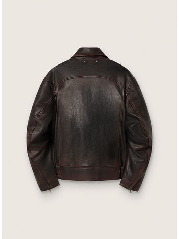 GIACCA BOMBER IN NAPPA, 40249 PORT ROYALE, small