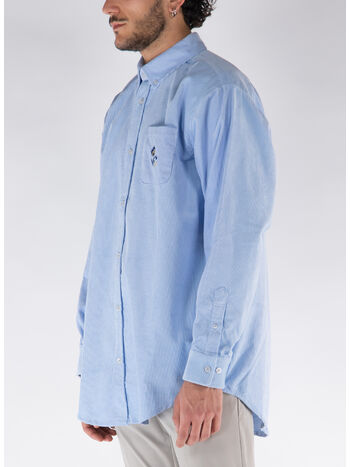 CAMICIA VELOURS COTELE, LBE LIGHT BLUE, small