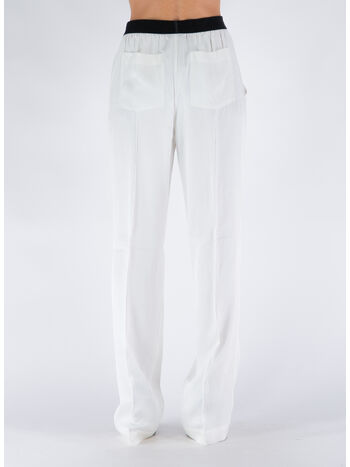 PANTALONE SOFT FLUID TWILL, AW003 CHALK, small