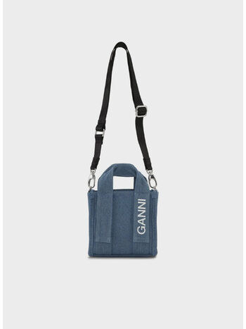 BORSA RECYCLED TECH MINI TOTE, 630 DENIM, small