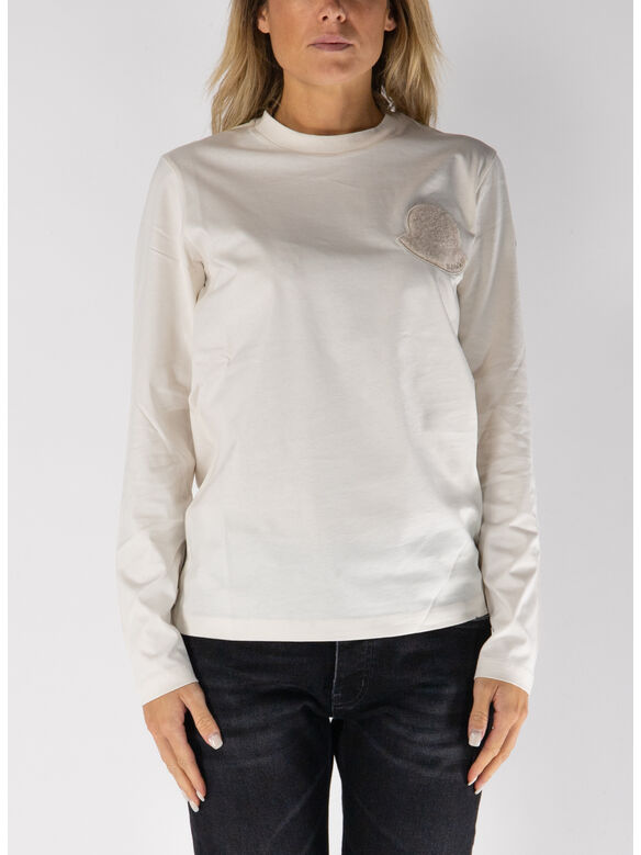 T-SHIRT IN COTONE CON LOGO TEDDY, 036, medium