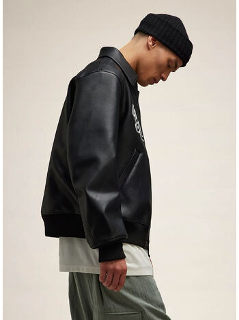 GIUBBOTTO COLLARED, BLACK, small