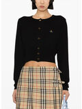 CARDIGAN CROPPED BEA, N401 BLACK, thumb