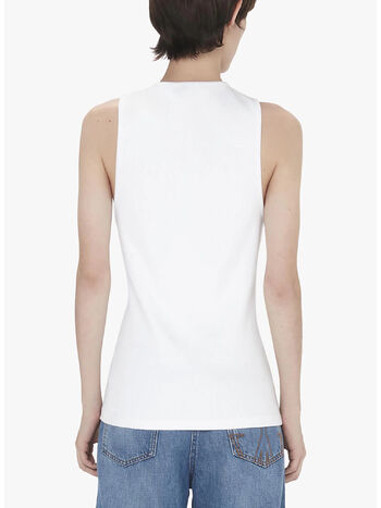 CANOTTA ANCHOR EMBROIDERY, 001 WHITE, small