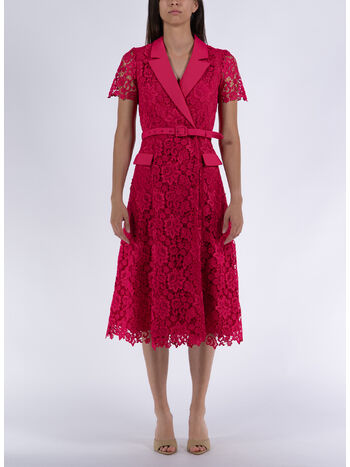 ABITO MIDI LACE, PINK, small