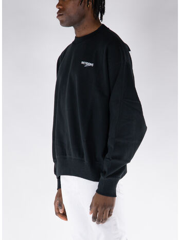 FELPA CREW WAPPEN, BLACK, small
