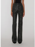 PANTALONE TWILL SEQUIN, 1000 BLACK, thumb