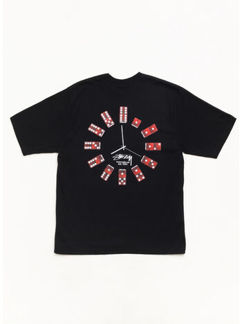 T-SHIRT DICE CLOCK, 0001 BLACK, small
