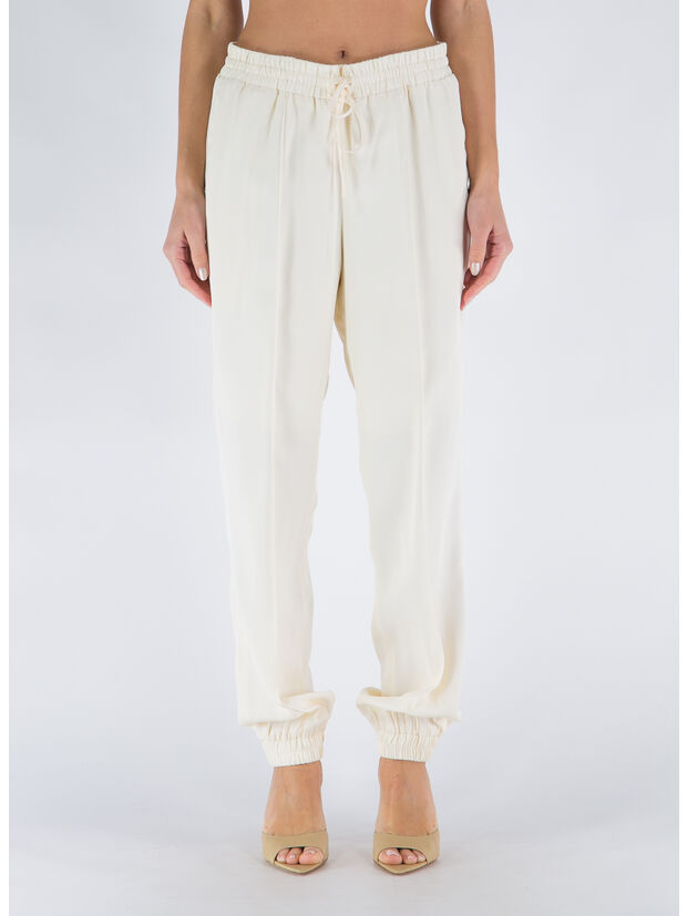 PANTALONE JOGGER AFFUSOLATO CON COULISSE, , large